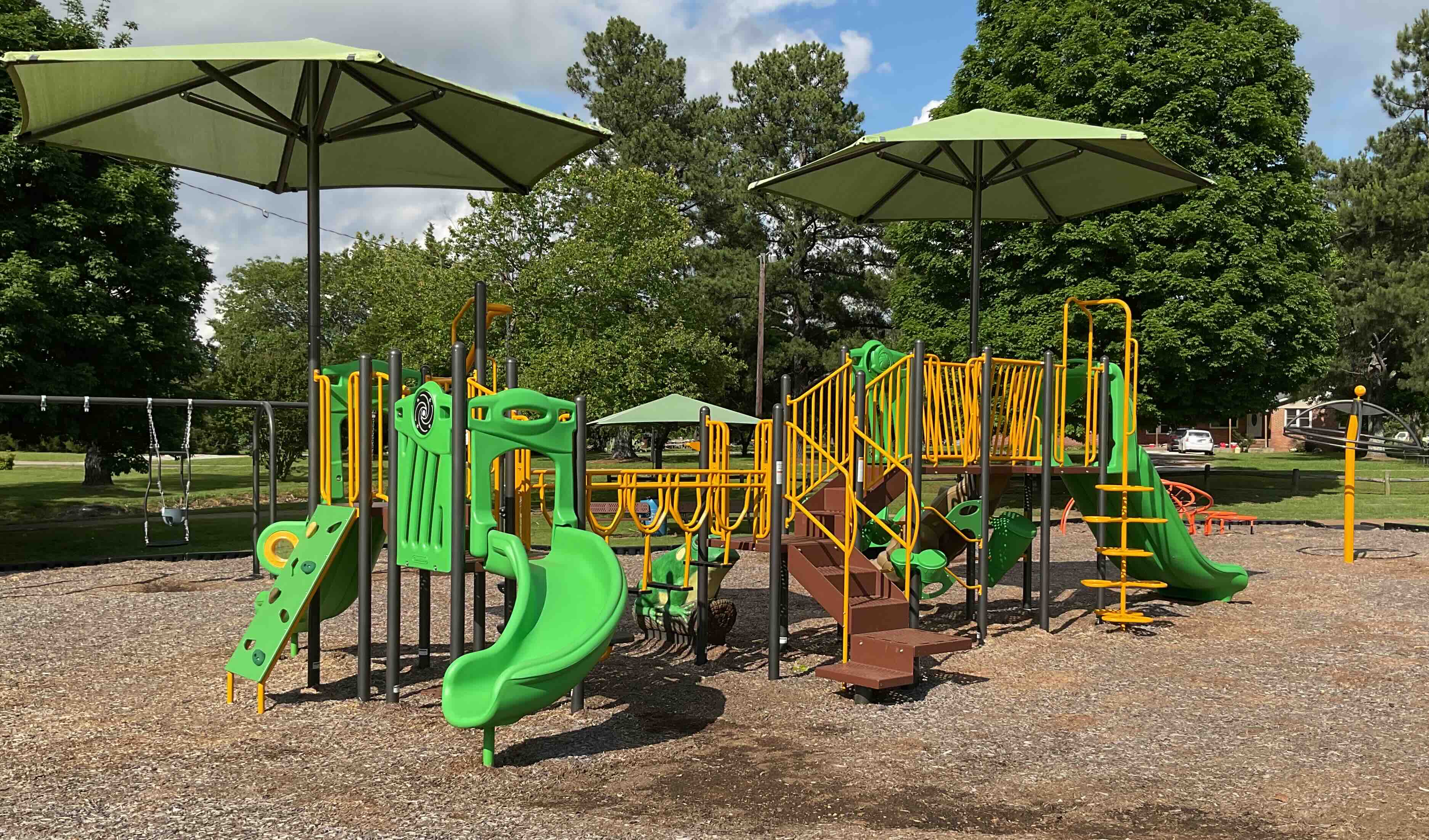 NDS Inclusive Playground with Ziplines